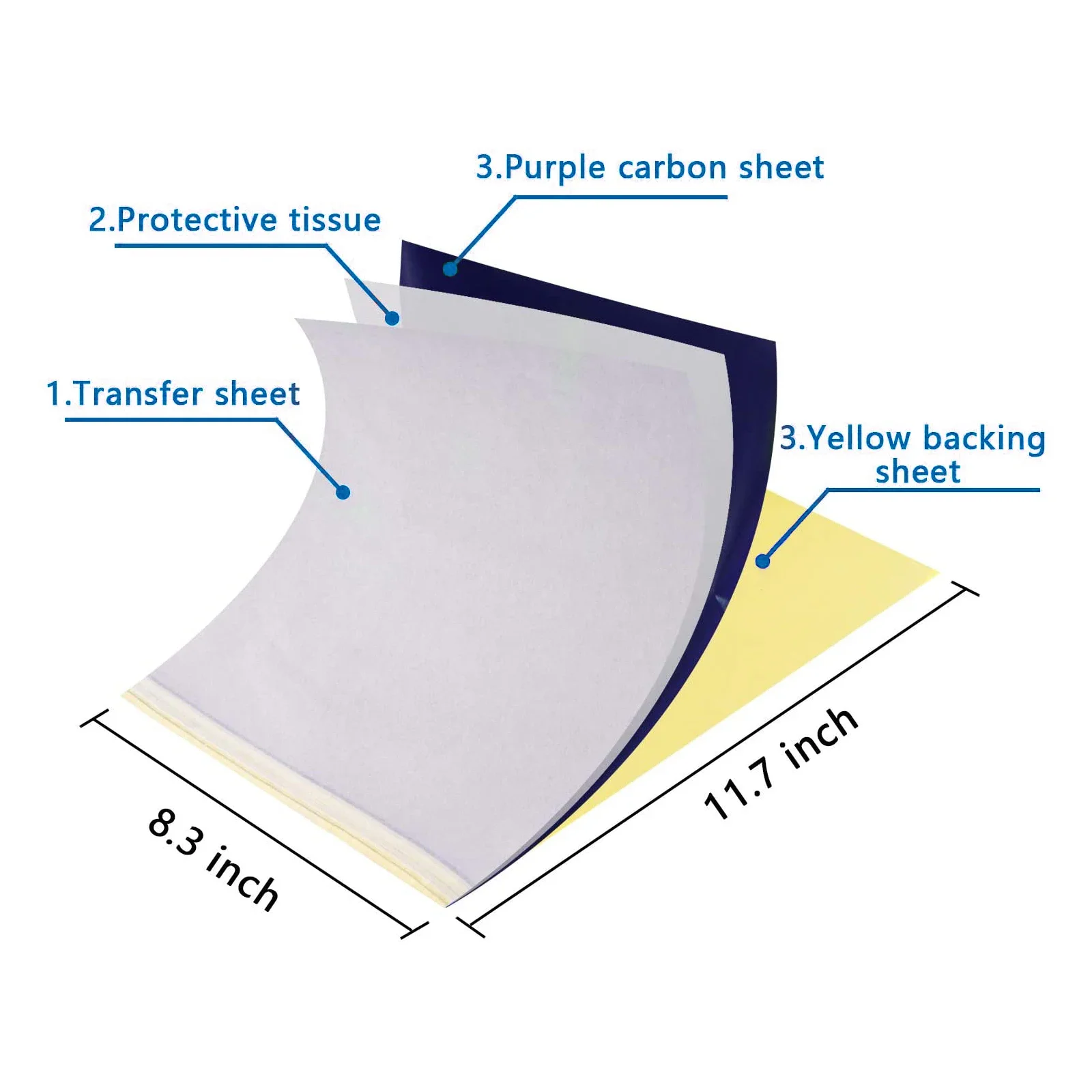 Papier de transfert thermique polyvalent pour copieur, A4, clair, main levée, haute qualité, adapté aux applications de cosplay et de olympiques