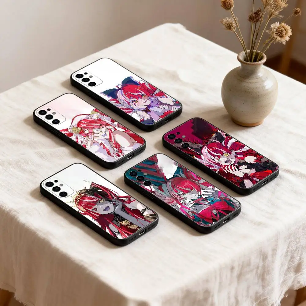 VTuber K-Kureiji Ollie H-Hololive Phone Case For Samsung S26,25,24,23,22,21,20,30,Ultra,Plus,Fe,Lite Black Shell