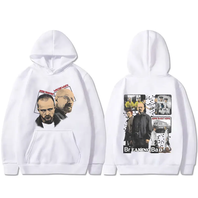 

Tv Show Breaking Bad Hoodie Heisenberg Walter Graphic Pullover Hoodies Jesse Pinkman Print Tracksuit Men Oversized Streetwear