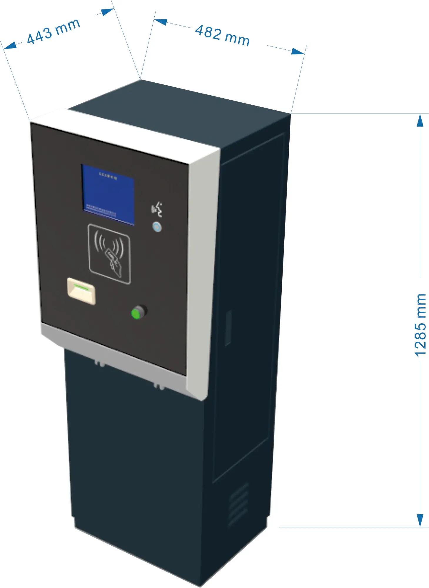 スマートカーパーキング機器インテリジェントRFIDカード紙チケットディスペンサー駐車管理システム