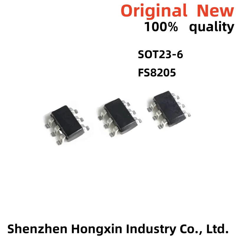 5piece FS8205S 8205S FS8205A 8205A Lithium Battery Protection IC SOT23-6 Circuit Chip