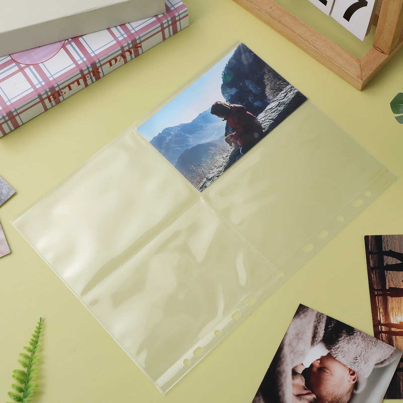 

30Pcs Four Pocket Transparent Card Binder Refill Pages Double Sided Sleeves for Trading Card Storage Collector Album Sheets