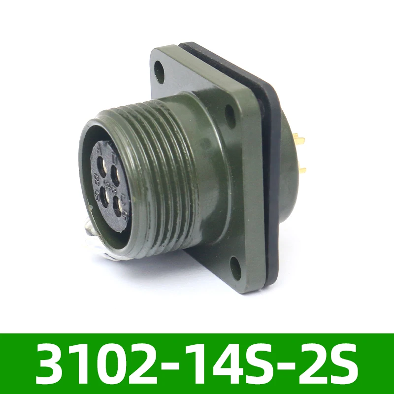 

Водонепроницаемая авиационная разъемная розетка 5015, 4 контакта, MS3106A14S-2S, MS3102A14S-2P
