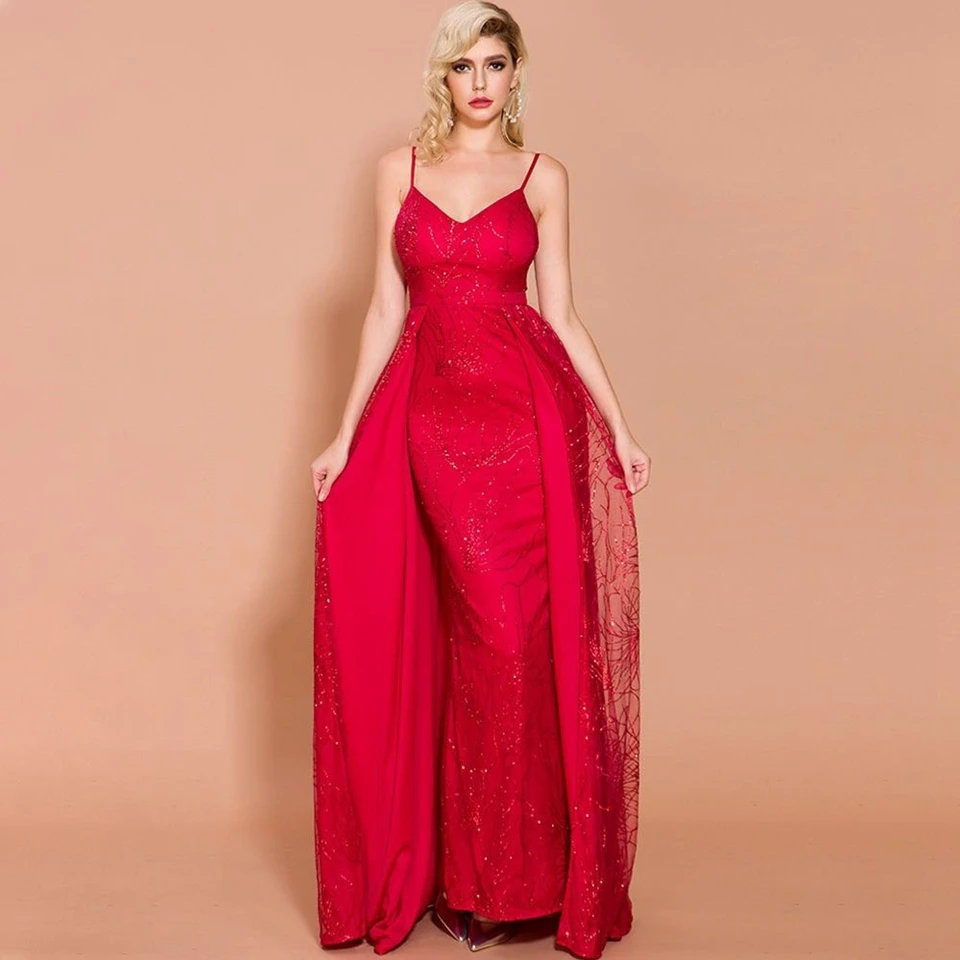 Personalizado 2025 sem costas com decote em v praia sem mangas cetim longo floral simples estilingue volta balanço formal vestidos de festa vestidos de noite