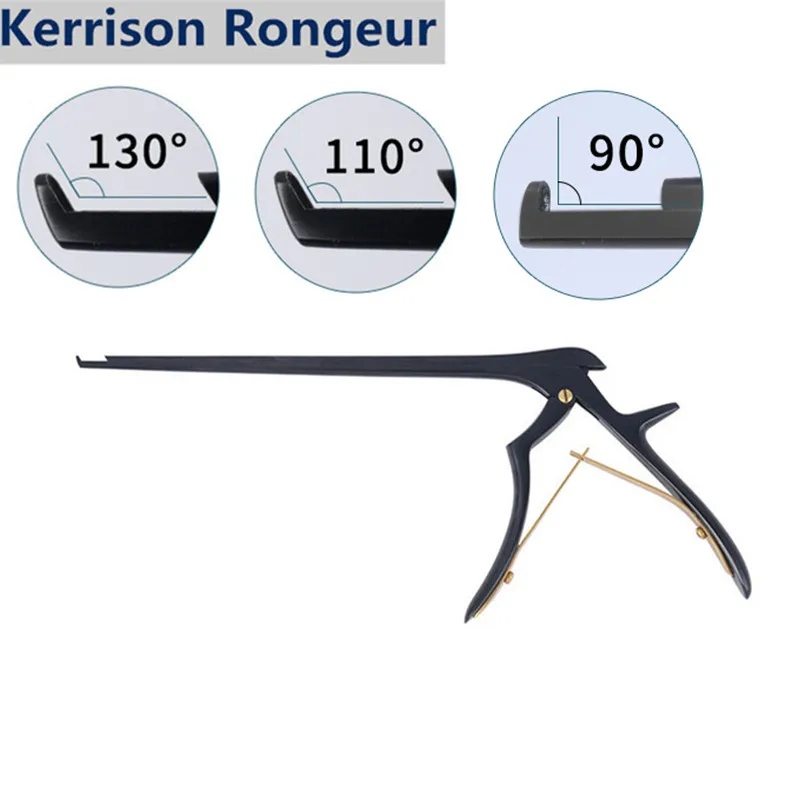 

Black Kerrison Rongeur 90 /110/130 degree training instrument 280mm long training tool Veterinary orthopedics instrument