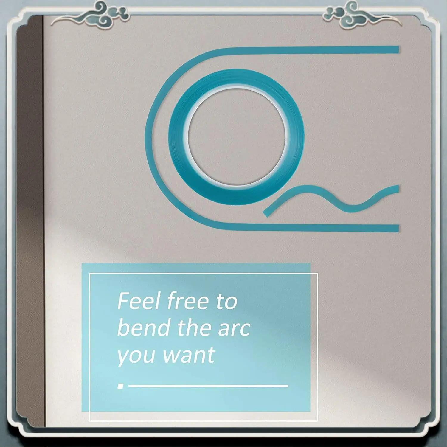 

Премиум тонкие ленты 1/8 дюйма 3 мм виниловая малярная лента тонкой линии для кривых автомобильных художников, 33 метра на каждый рулон