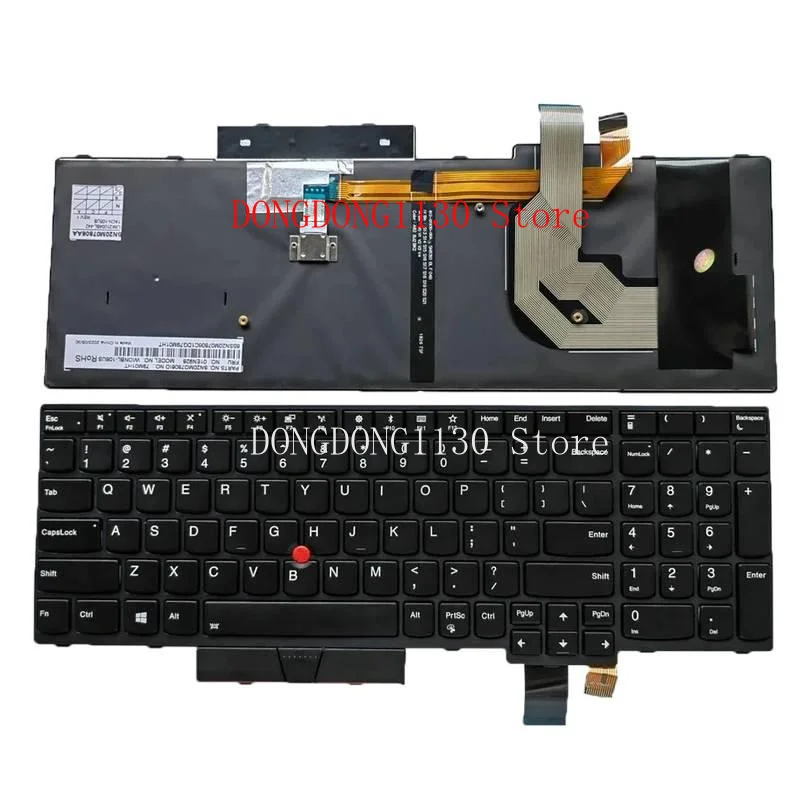 Замена клавиатуры ноутбука с американской раскладкой для Lenovo ThinkPad T570 T580 P51s P52s