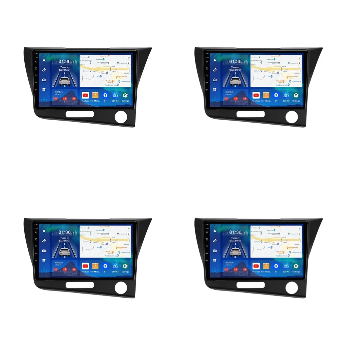 Automotive Multimedia Player Carplay Stereo Auto Video Android 2 DIN Car Navigation System for CRZ CR-Z 2010-2017