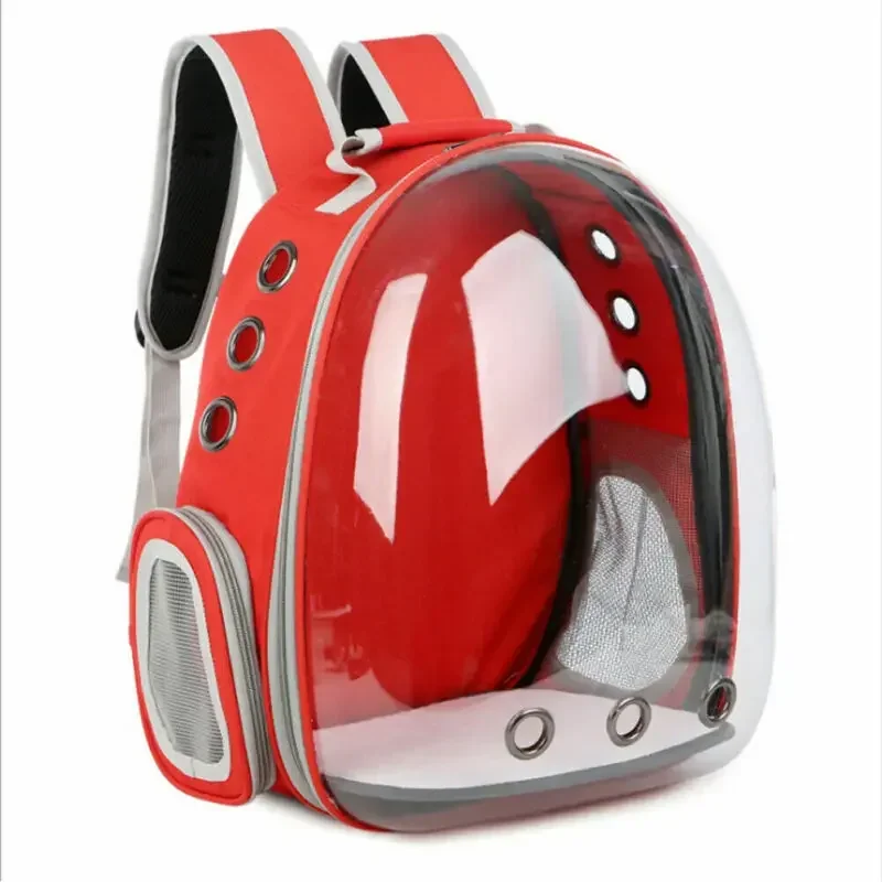 Beautiful Breathable Portable Pet Cat Puppy Carrier Bag Outdoor Travel puppy cat bag Transparent Space Pet Backpack Capsule