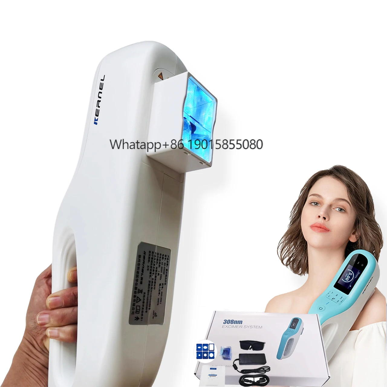 Medical Device 308nm Excimer Vitiligo Therapy Psoriasis Targeted Uvb Phototherapy UV Lamp Device KN-5000