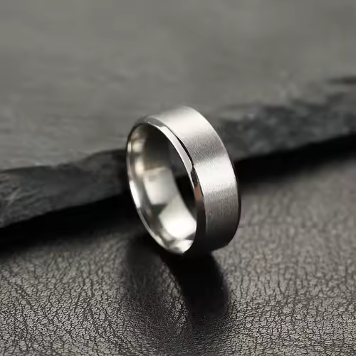 Fashion Charm Jewelry Ring for Men Women Stainless Steel Black Rings Wedding Engagement High Quality Matte Male Accessory - Image 4