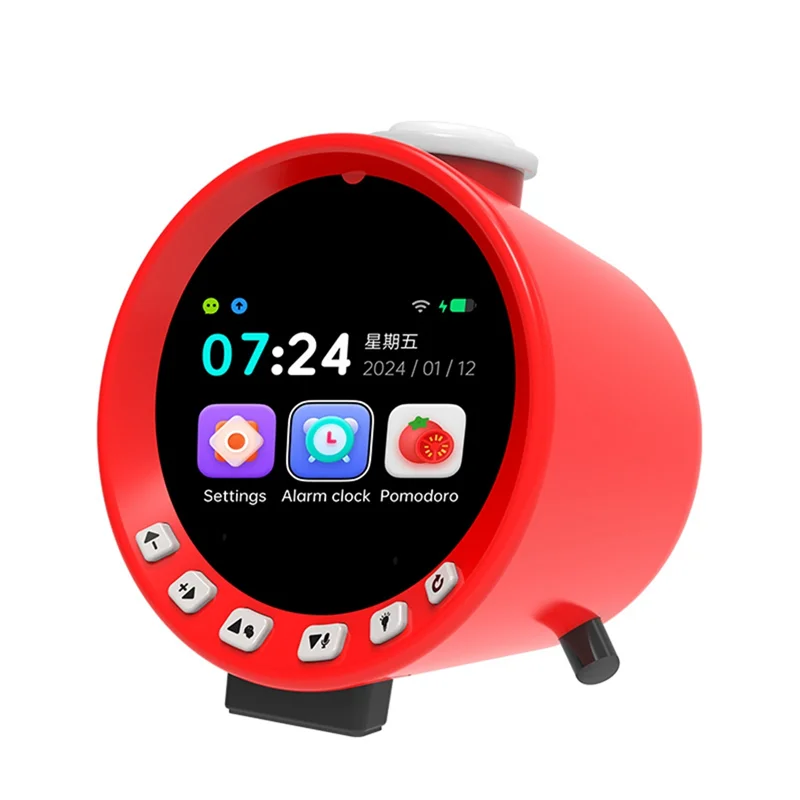 Y23A-AI horloge alarme cerveau amusante: horloge stimulante masseur de temps pour décor et cadeaux de style de vie de bureau
