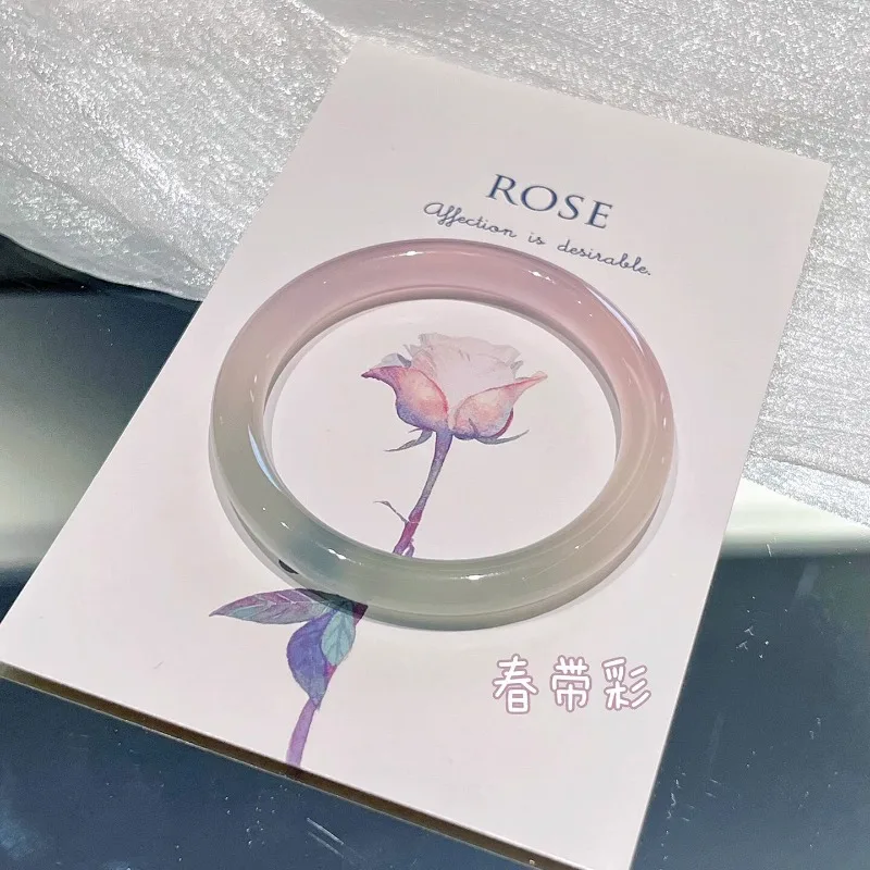 

Весенний браслет с цветным агатом, женский браслет с замороженными кристаллами, весенний цветной летний браслет