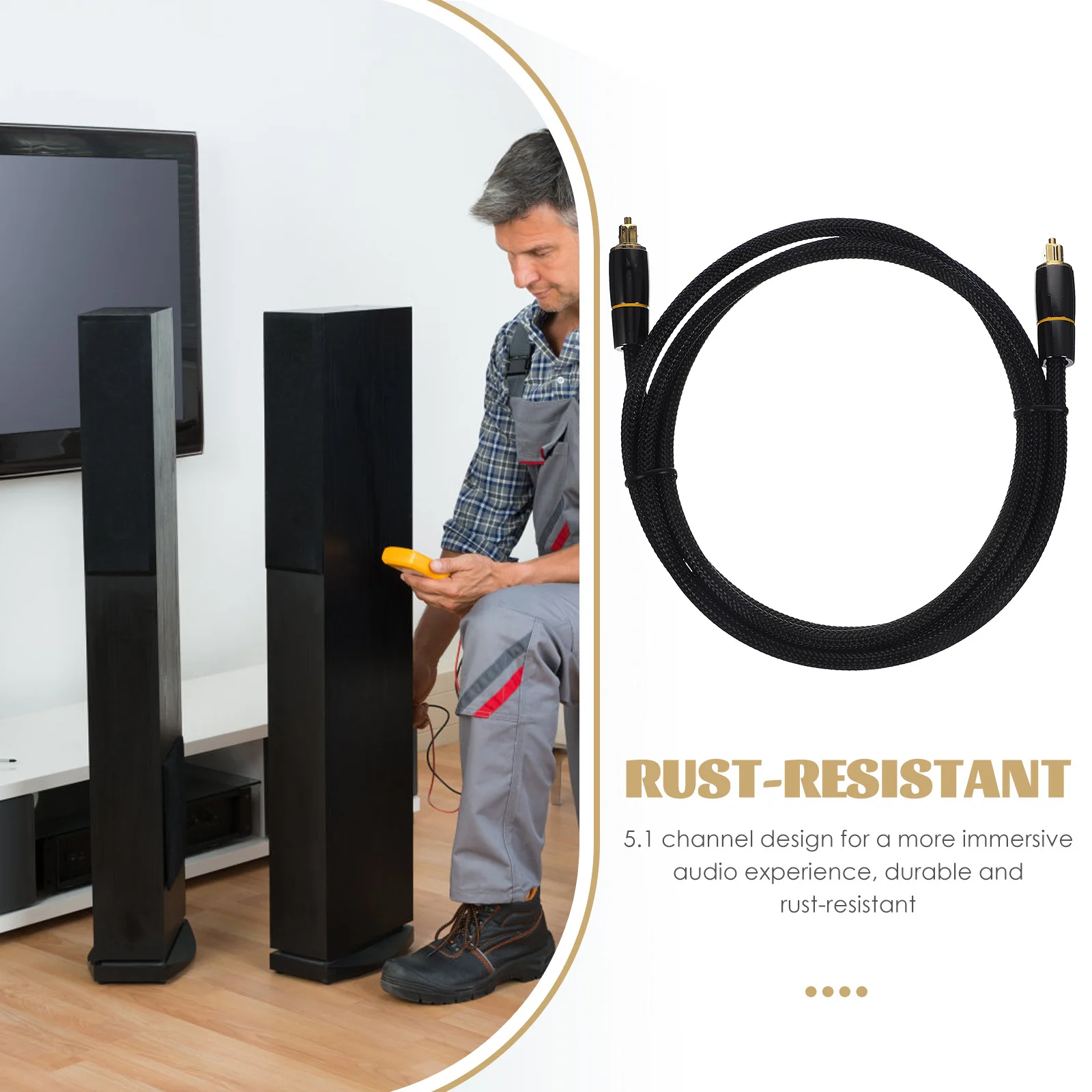 1.5-Meter Fiber Aud… - image