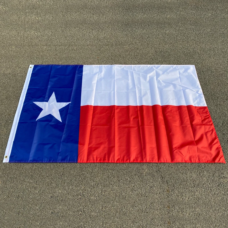 aerlxemrbrae flag   deluxe TEXAS    TX American Lone Stars USA state Flag