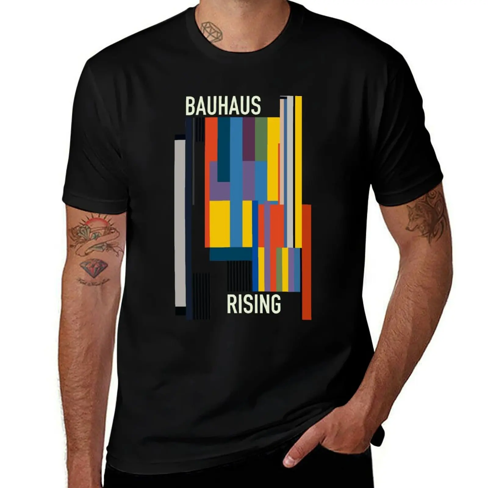 

BAUHAUS RISING T-Shirt tees kawaii clothes oversizeds oversized t shirt mens graphic t-shirts big and tall