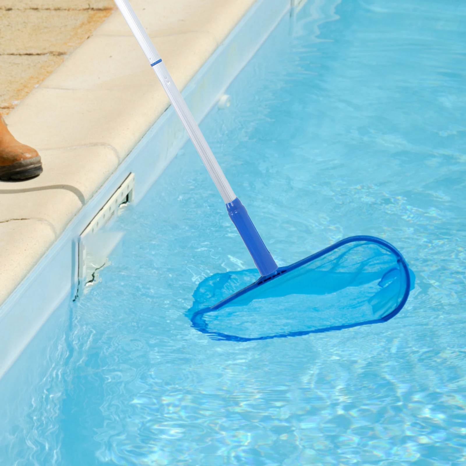 

Removable Aluminum Alloy Rod Expandable Pool Tool Pole Adjustable Length Retractable Extension Cleaning Brush Accessories