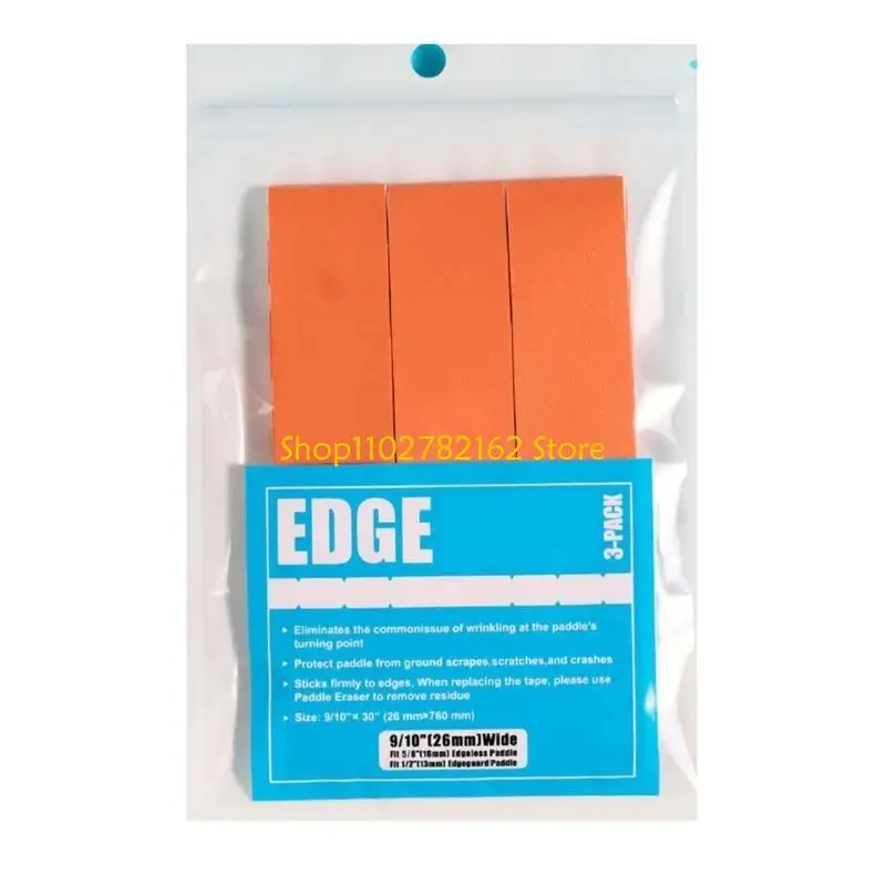 547B 3Pcs Pickleballs Paddles Tape Paddles Head Guard Racket Head Tapes for Pickleballs Rackets