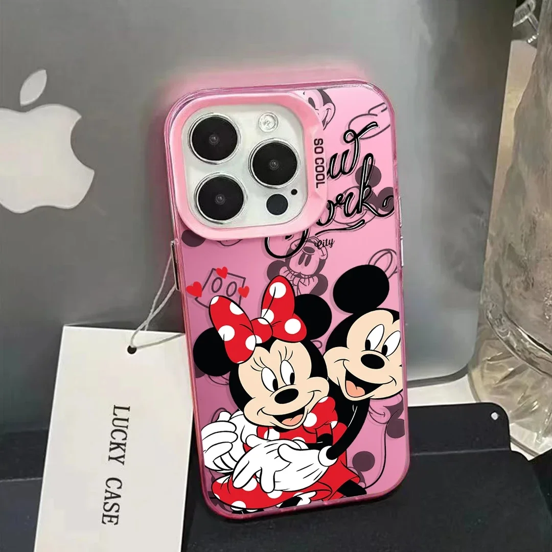 Cute Disneies Mikey Minnie Phone Case For Infinix 8 9 10 12 20 30 30i Play Smart 7 8 Plus Spark 20 10 Pro Shockproof Back Cover