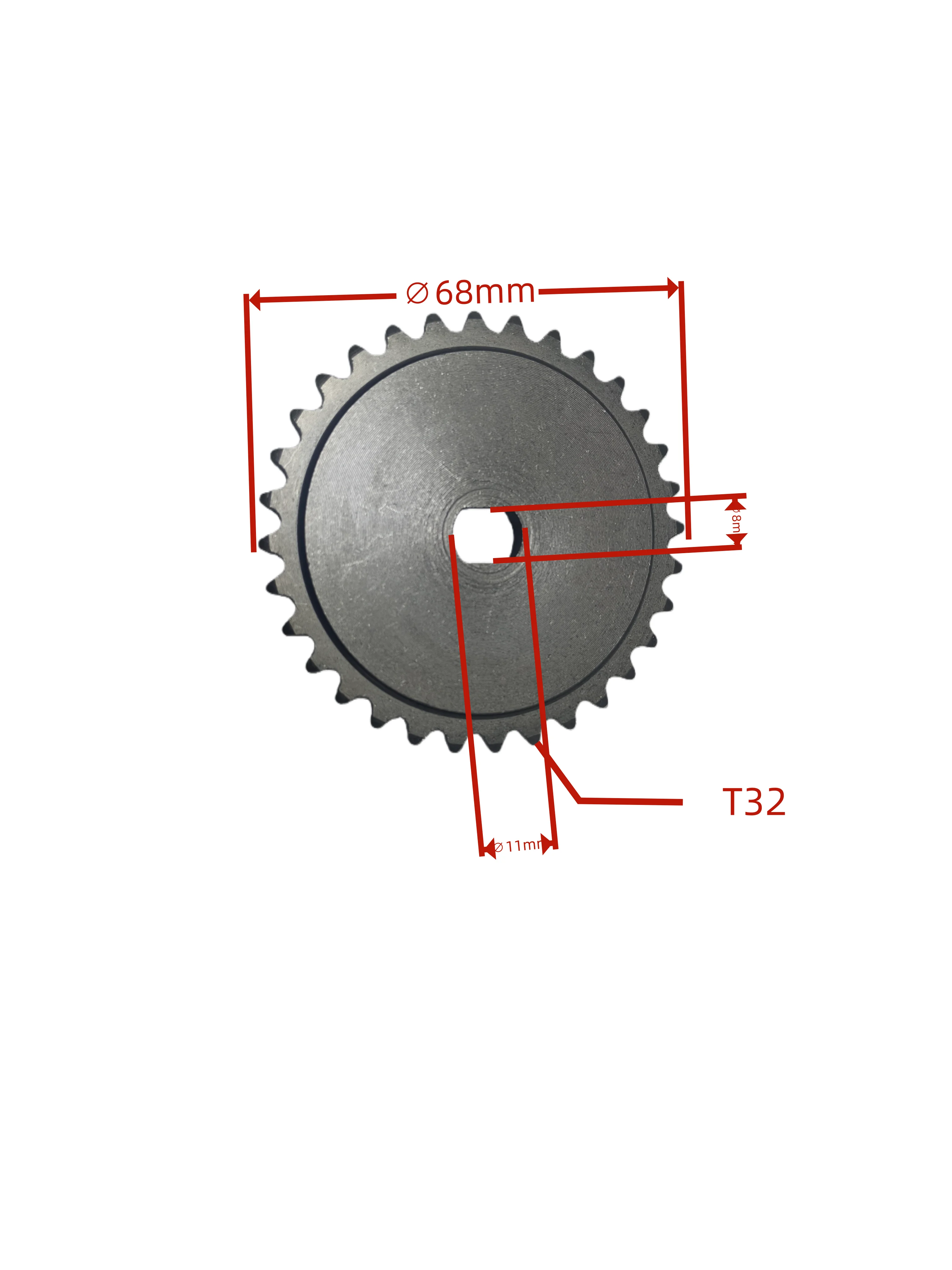 

Genuine Atv Cvt Engine Oil Pump Driven Sprocket for Hisun500 700Atv Utv P004000151160000 15161-004-0000