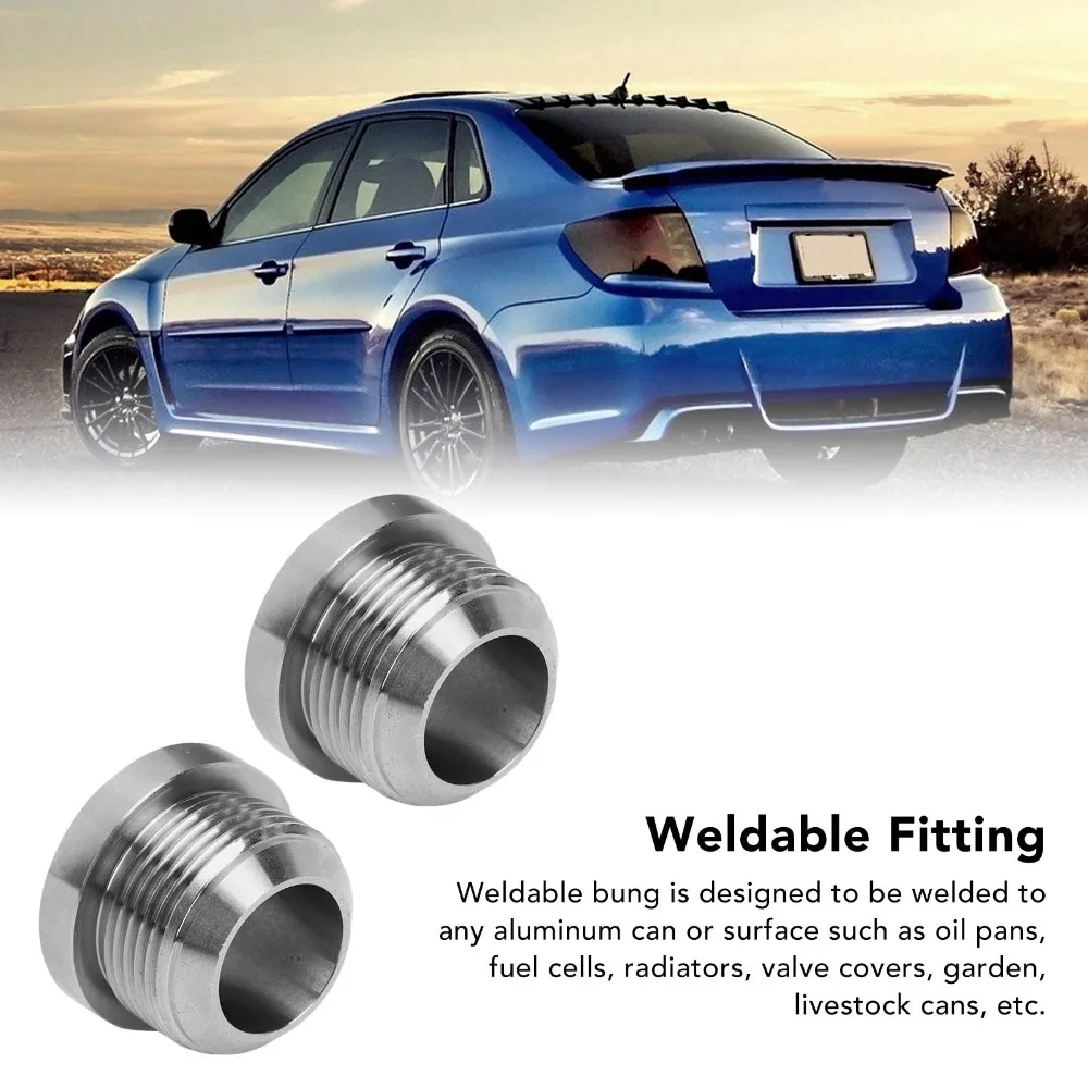 

2 шт. автомобильный фитинг из нержавеющей стали, приварная на банке AN16, сварочный фитинг, сливной фитинг, установка может