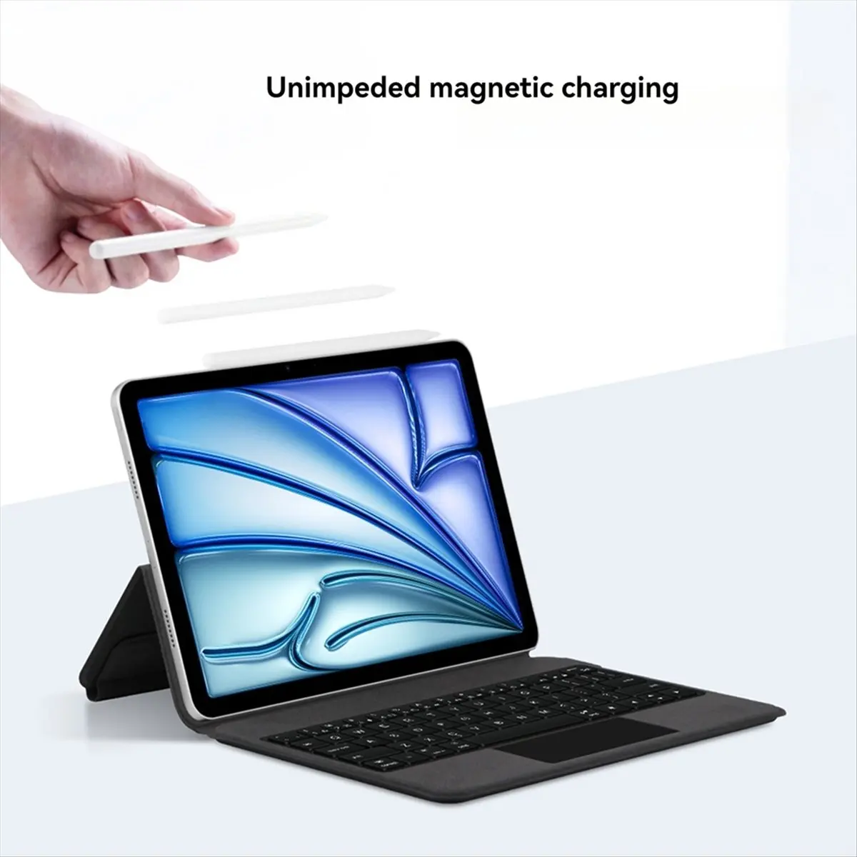 Magic Keyboard Case for IPad Pro 11 Inch Magnetic Case for IPad Pro Magic Keyboard Compatible Case Pencil Holder