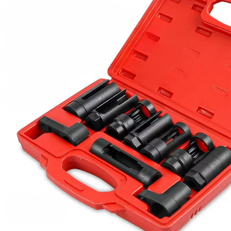 Picture 5: 10Pcs Oxygen Sensor Socket Wrench Disassembly Tools Install Offset Vacuum Sensor Socket 1/2 & 3/8