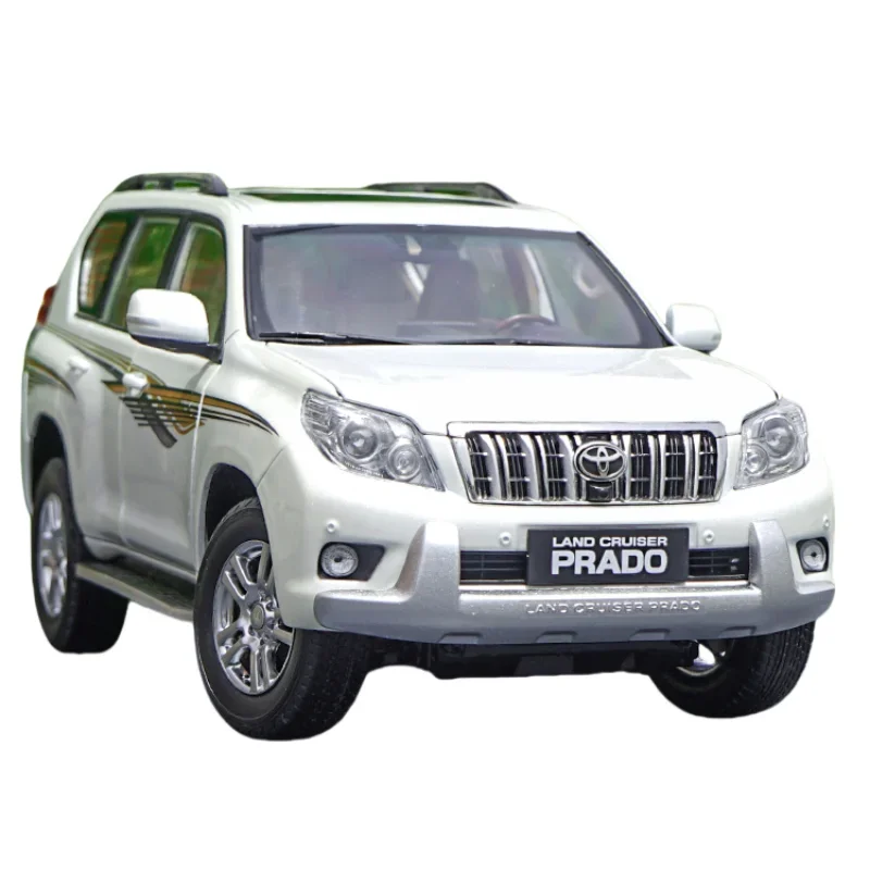 1:18 Original FAW Toyota new Prado overlord alloy model. Children's collection of decorative toys, holiday gifts for friends.