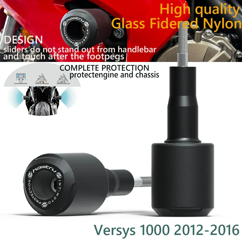 

For kawasaki Versys 1000 2012-2016 certified products High quality Crash Protection Bobbins Fall prevention