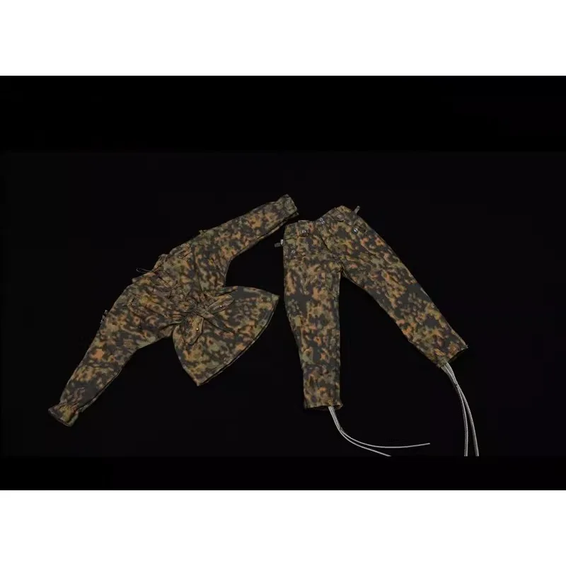 

1/6 весы, камуфляжный костюм солдата времен Второй мировой войны, топы, брюки, модель одежды для 12 дюймов, экшн-фигурки, декор для кукол