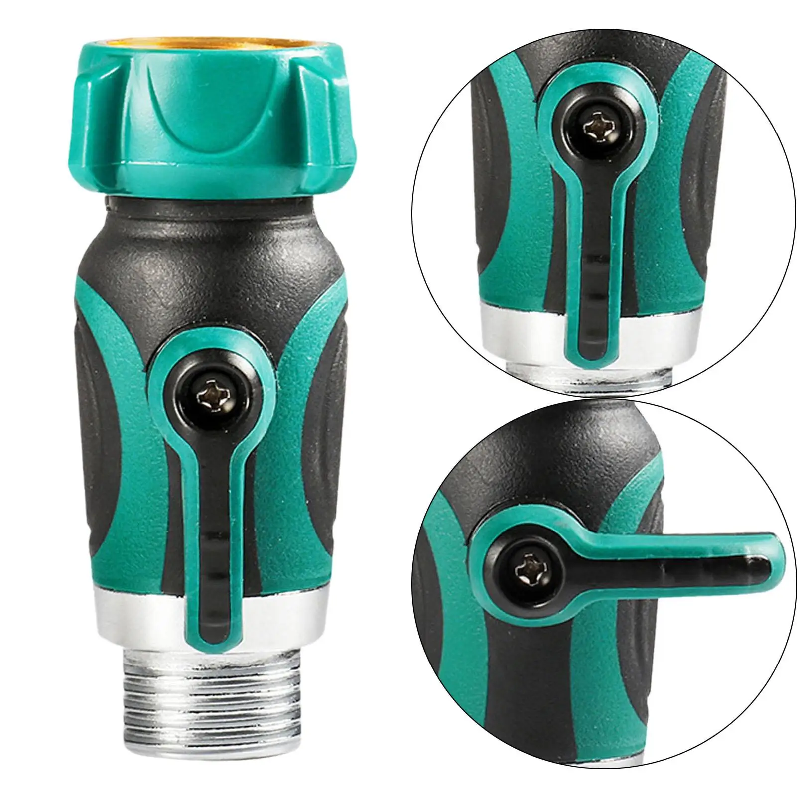 

Garden Hose Connector Watering Tube Connector Lightweight Water Hose Fittings for Gardening Agricultural Irrigation Car Washing