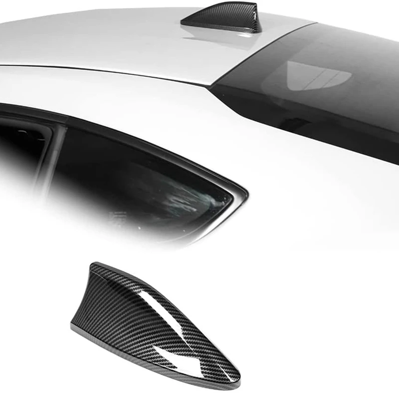 

For Toyota 86/Subaru BRZ 2022 Car Roof Shark Fin Antenna Cover Sticker Trim Accessories - ABS Carbon Fiber