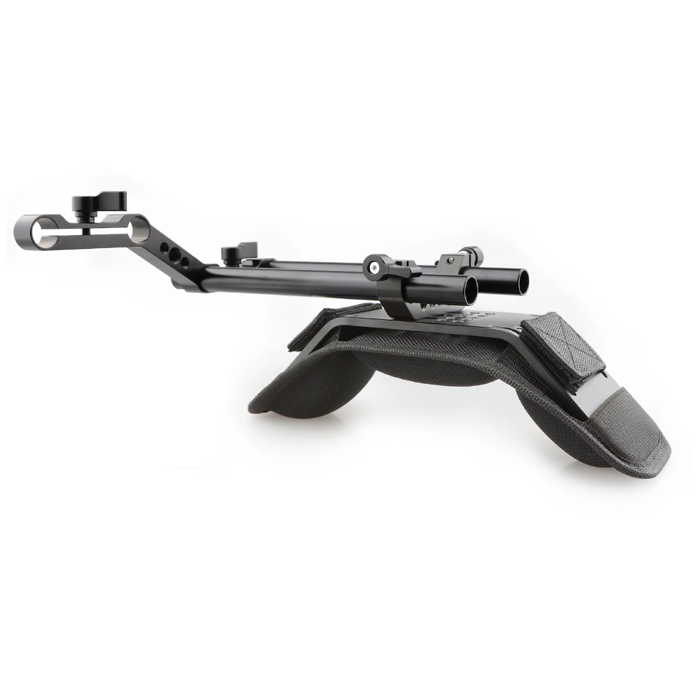 CAMVATE-Kit de montaje de hombro para cámara, sistema de soporte de cámara DSLR/DV, con hombrera de espuma y riel de bloque de riel en forma de Z