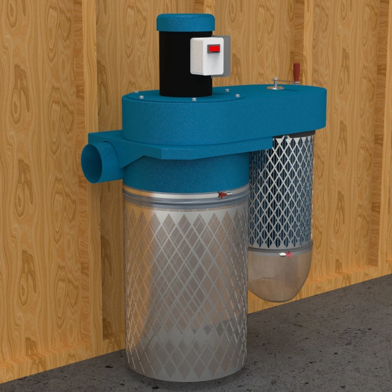 

Model: WDC-401HEPA 1-1/2HP Dust Collector Vortek Maichinery DIY Home Workshop