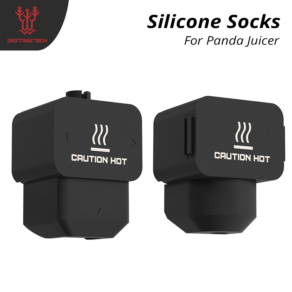

BIGTREETECH Silicone Socks Mini Black Silicone Cover For Panda Juicer Hotend Heating Block for Bambulab H2D/A1/A1 Mini