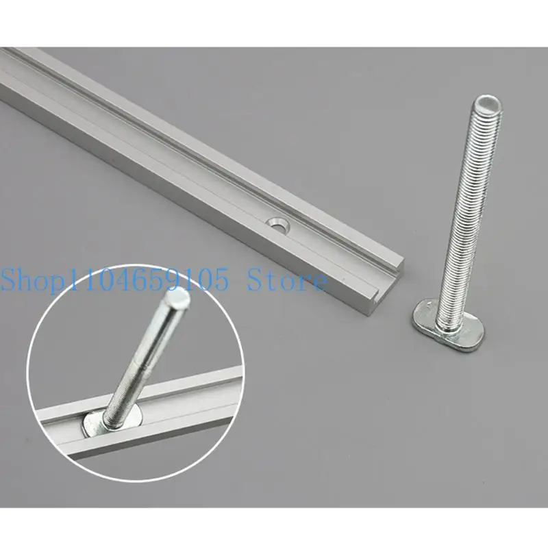 652F Fixture Slot Router Table Woodworking Tool Profil Jig Ganda 30/40/50/60cm Untuk Router Table Bandsaws Diy Tools