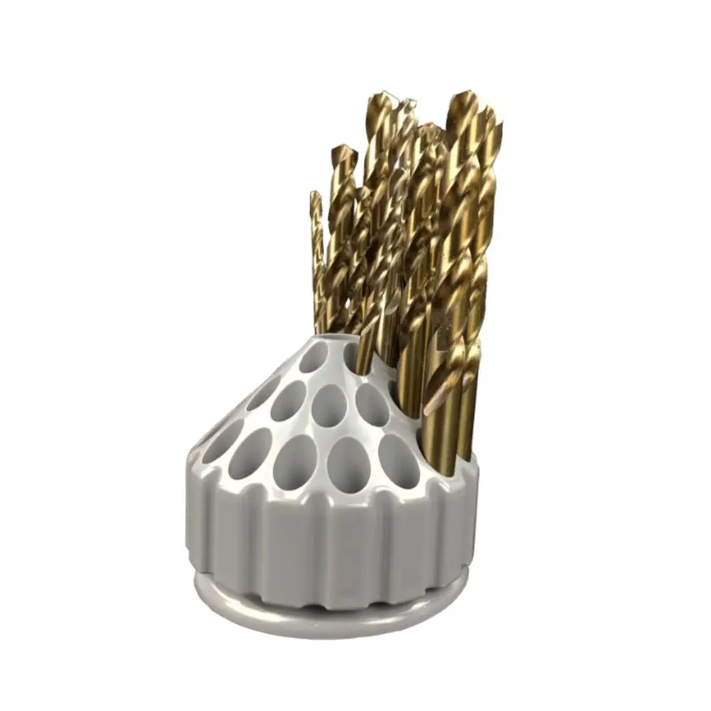 360 Degree Rotating Rotating Drill Bit Storage Box Professional Accessory Holder Case Rotary Tool Organizer DIY Rotary Tool Case