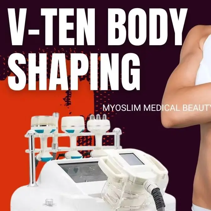 

V10 Slimming Device Multi-Function Body Contouring Fat Reduction with Lymphatic Drainage ABS Plastic Roller for Salon Equipment