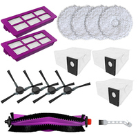 Main Side Brush Filter Mop Cloth Dust Bag Kit For EUREKA V15 Pro/ For EUREKA J15 For Ultra J15 For Ultra-WH Robot Vacuum Cleaner