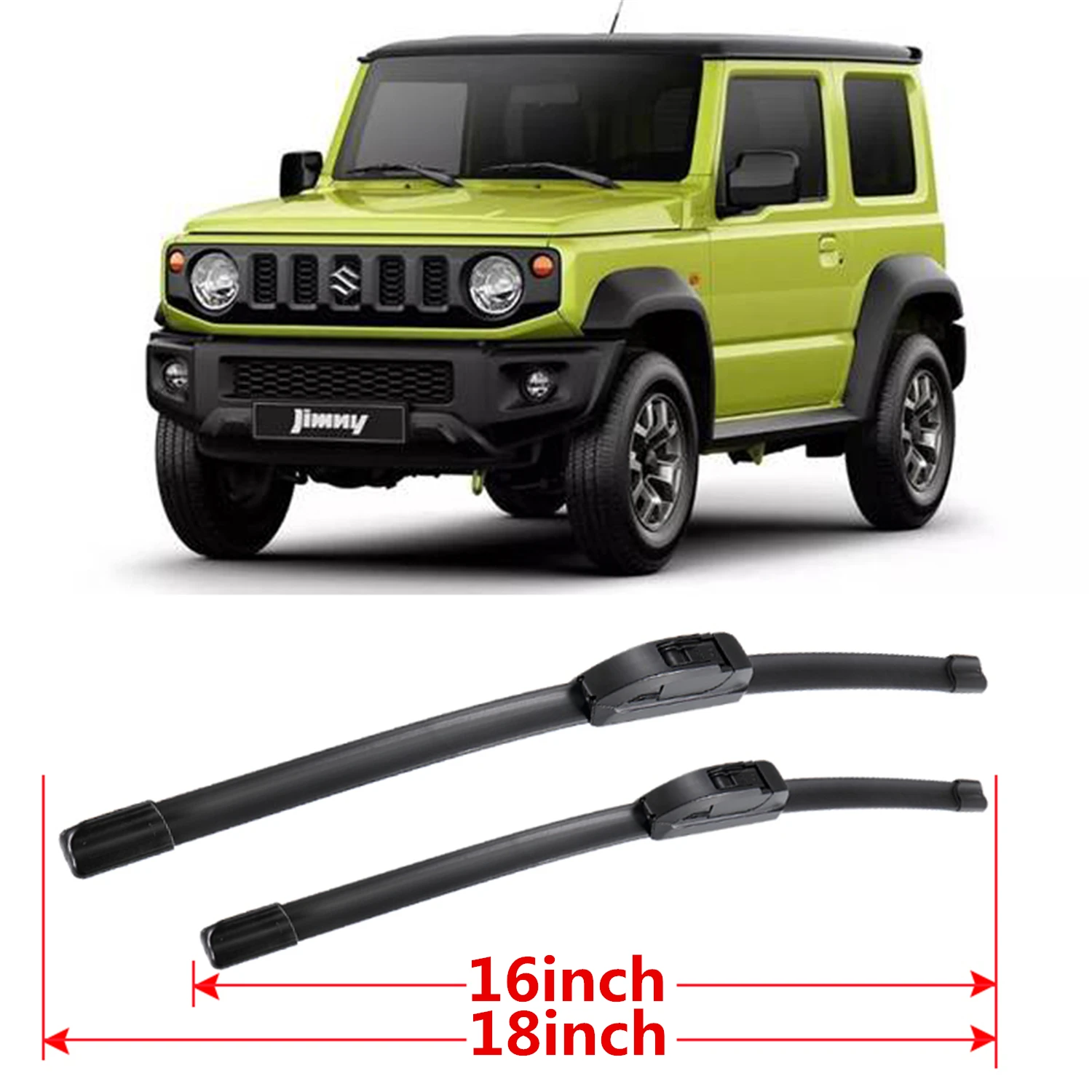 Car Front Windscreen Wiper Blade Brushes Cutter for Suzuki Jimny JB64 JB74 2019-2023 Windshield Window Auto Exterior Accessories