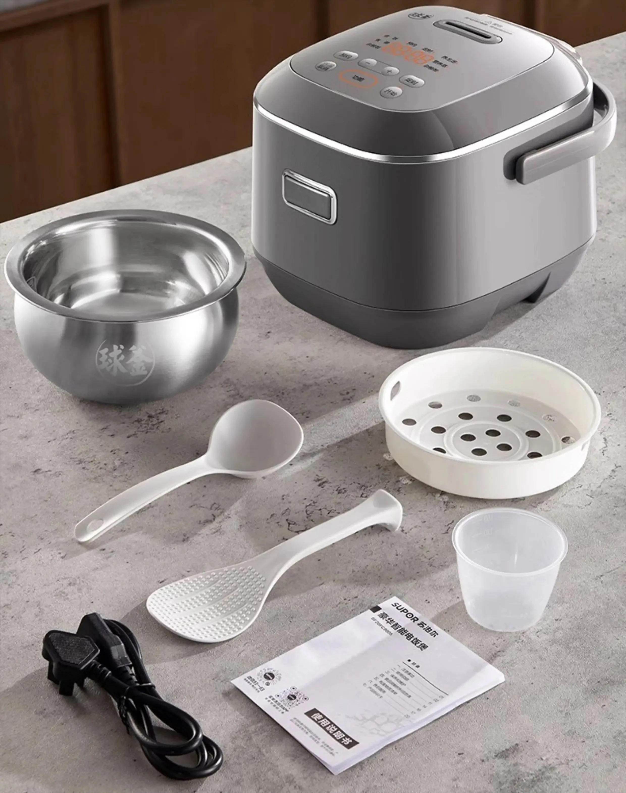#AInner Tank Pot marmita eletrica  for  Uncoated Rice Cooker Small 2 Liter Ball Kettle 316 Stainless Steel 0 Coated