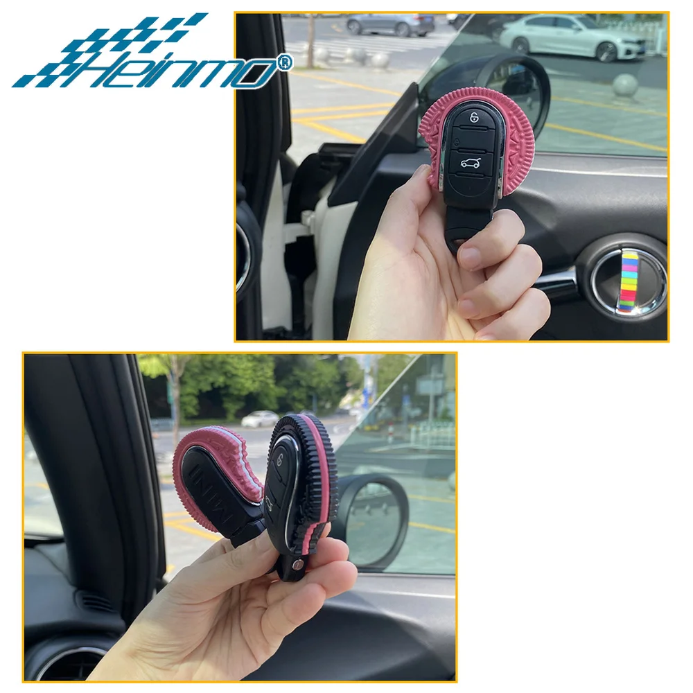 

Car Key Case Holder Smart Remote Fobs Cover Replace Shell Metal For Mini Cooper F54 F55 F56 F57 F60 Accessories