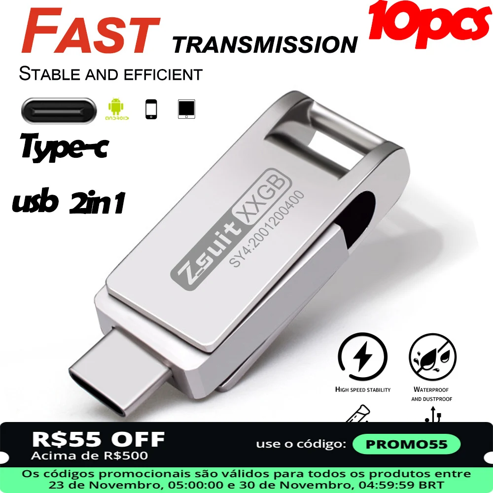 new-type-c-flash-drive-10pcs-free-logo-usb-flash-drive-4gb-usb-sticks-pendrive-2in1-usb-metal-mini-pen-drive-32gb-memory-u-disk
