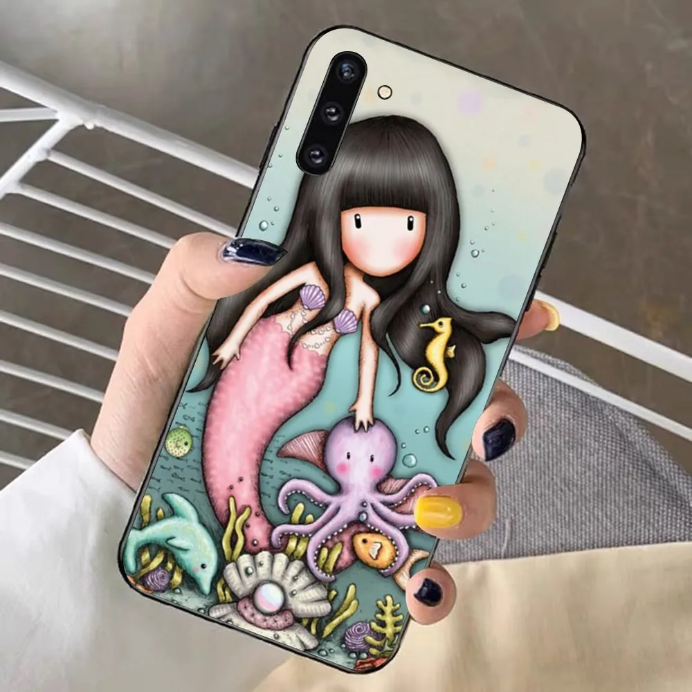 S-Santoro Cute Girl G-Gorjuss Phone Case For Samsung Note 8 9 10 20 Pro Plus Lite M 10 11 20 30 21 31 51 A 21 22 42 02 03