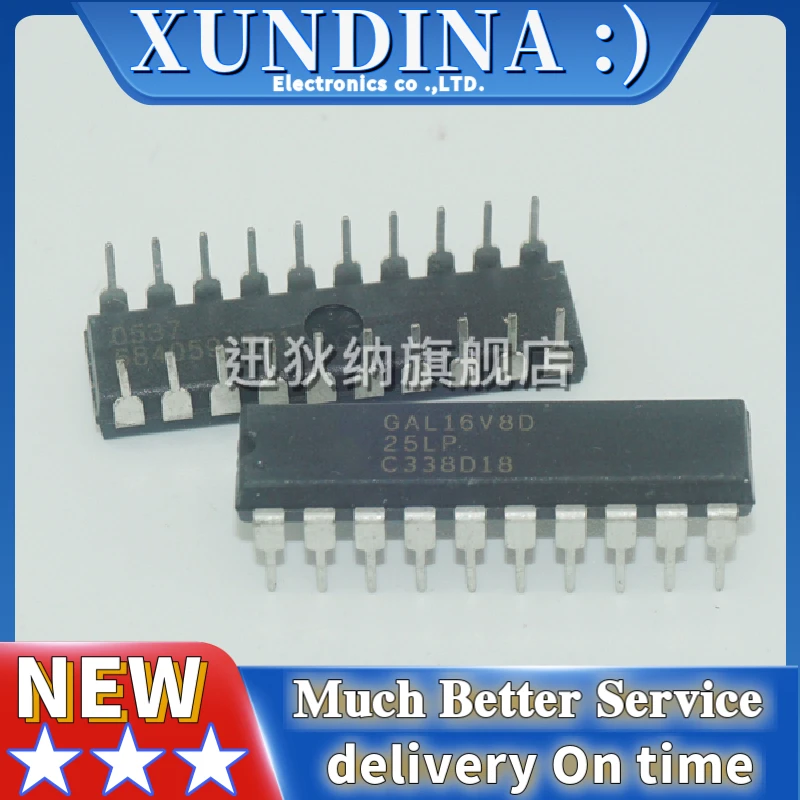 

10PCS/LOT GAL16V8D-25LP DIP20 new and original IC