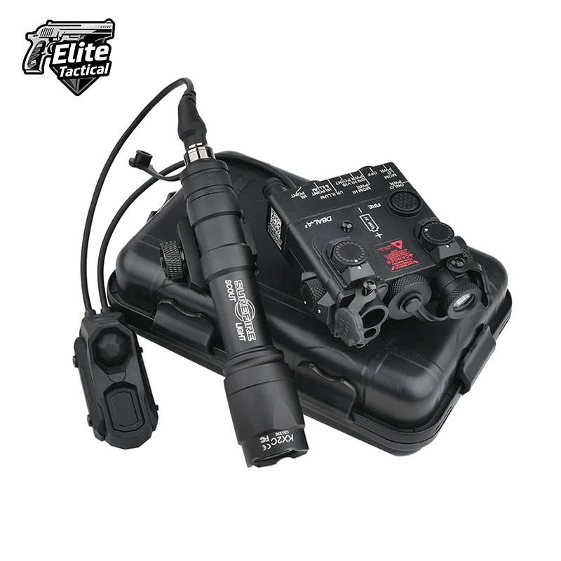 

Tactic DBAL-A2 Airsoft Red Green Laser Dot Indicator Hunting M300 M600 Flashlight Dual Control Pressure AXON Switch accsesories