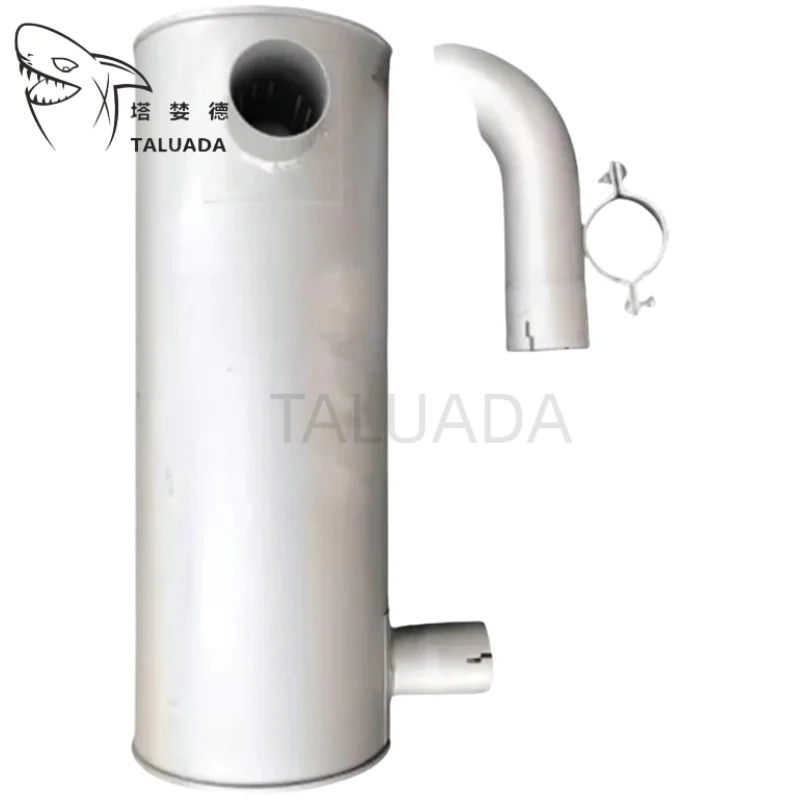 Length 30CM Muffler 4448415 For ZAX330 ZAX350 ZAX370 ZAX360 6HK1 Engine Excauster Alloy Excaust Connect Pipe High Quality