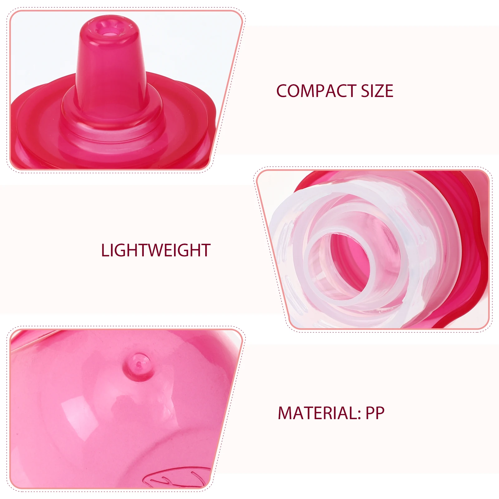 

4pcs Nipple Conversion Cap Baby Bottle Toddler Tops Beverage Bottle Cover Lightweight Portable Gift Ideas Shower