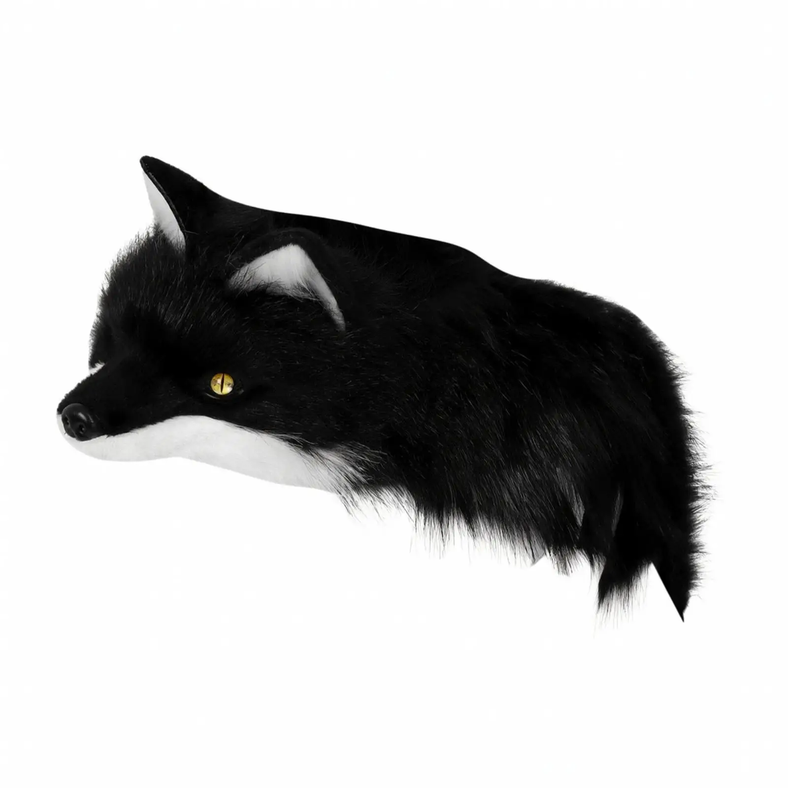 Soft Faux-Fleece Canine Shoulder Wrap | Pointed Ears and Long Snout,