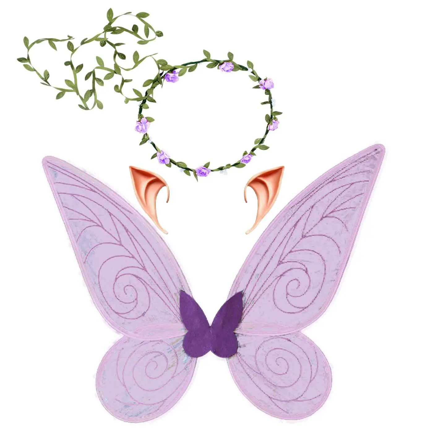 Skrzydełka wróżki dla dorosłych Halloween wróżka kostium do góry kobiety błyszczące skrzydła księżniczki anielskie skrzydła kostium na Halloween